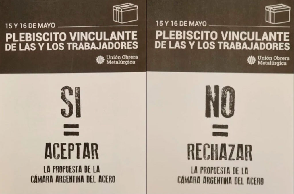 Los siderúrgicos votaron el rechazo a la propuesta paritaria con la que perdían 15 puntos de salario y le dan una banca a Abel Furlán en su pelea con Paolo Rocca