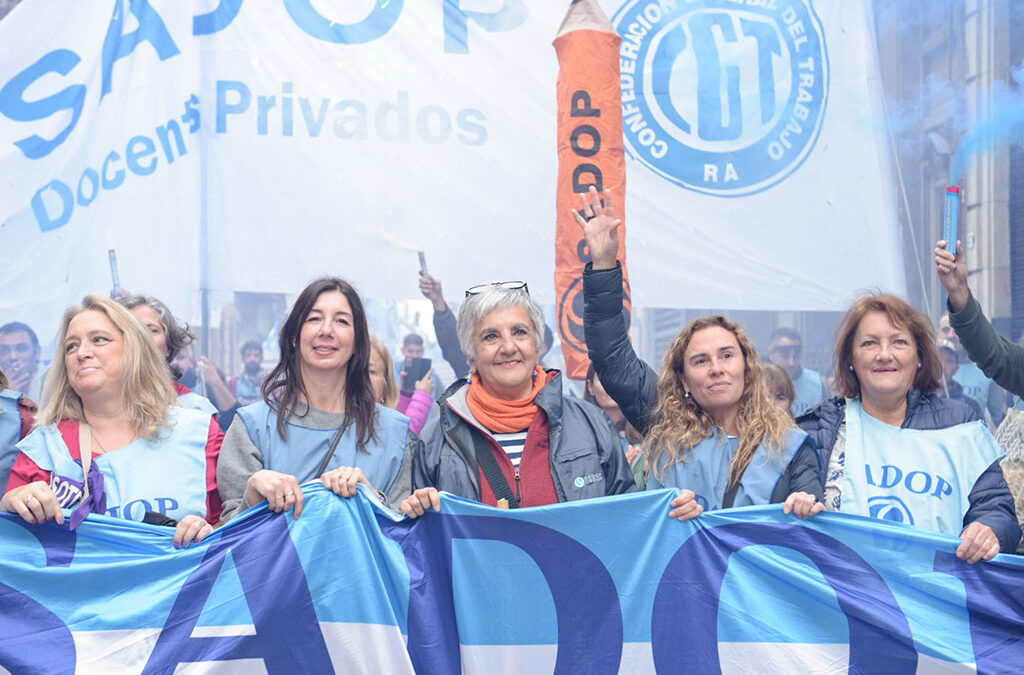 Paro nacional docente: SADOP confirmó la medida de fuerza en colegios privados