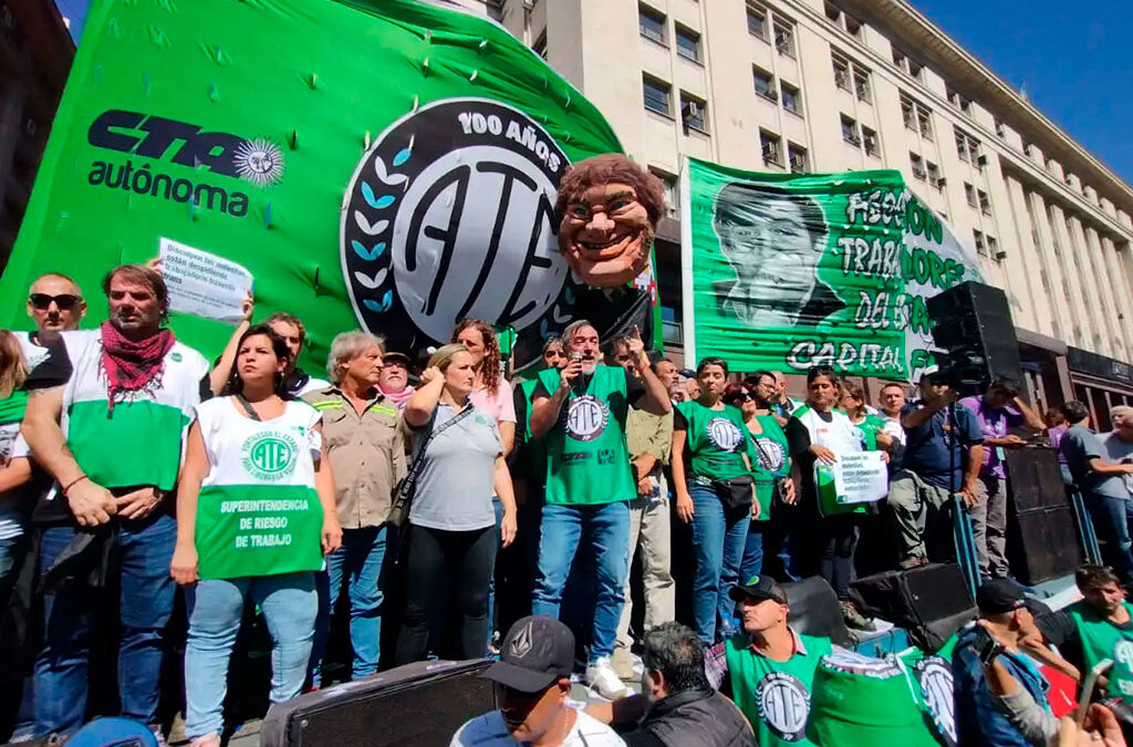ATE intimó al Gobierno por paritarias y activa la organización de una nueva huelga