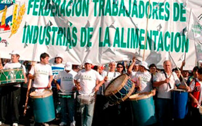 Trabajadores de la Alimentación iniciaron un plan de lucha con paros en todo el país