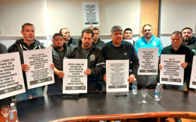 Pablo Moyano respaldó a Crespo y apoyó a los trabajadores del neumático en el conflicto por los despidos de Madanes Quintanilla en FATE