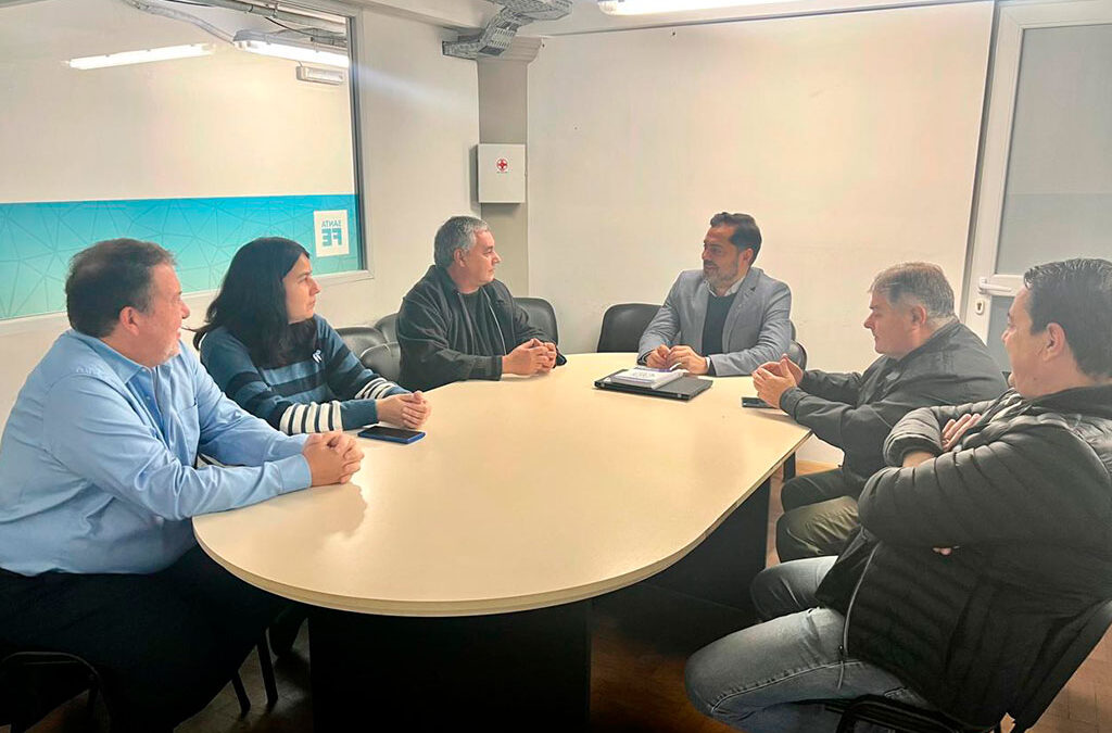 Dirigentes Sindicales Del Gremio Municipal Se Reunieron Con El Ministro De Trabajo