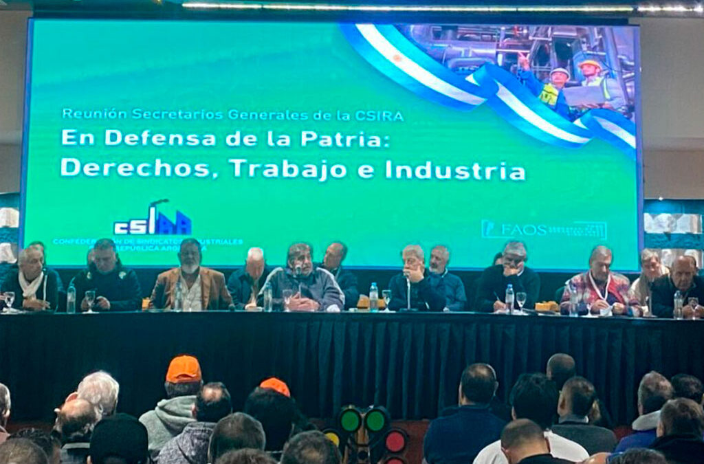 Sindicatos industriales movilizarán al Senado cuando se trate la Ley de Bases: «Quieren desaparecer la industria nacional»