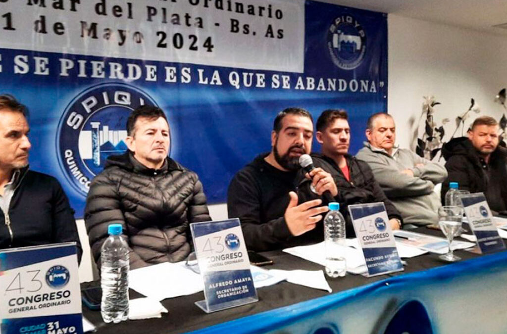 Facundo Aveiro recibió un total respaldo a su gestión al frente del SPIQYP