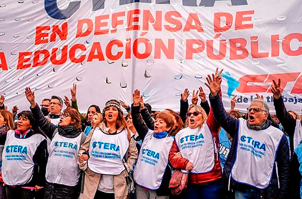 Ctera realizará una clase pública frente al Congreso por financiamiento educativo y la restitución del FONID
