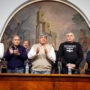 Con sugestivas presencias, Pablo Moyano hizo un acto político en la CGT para promover la movilización contra la Ley Bases