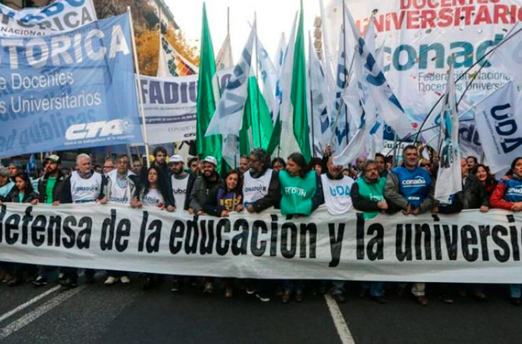 El Frente Sindical de Universidades Nacionales intensifica el Plan de Lucha con 48 horas de paro