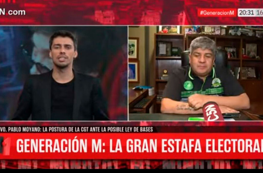 Pablo Moyano dijo que el Gobierno «está atacando a toda la sociedad, especialmente a los trabajadores y jubilados»