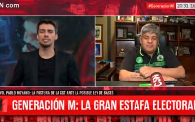 Pablo Moyano dijo que el Gobierno «está atacando a toda la sociedad, especialmente a los trabajadores y jubilados»