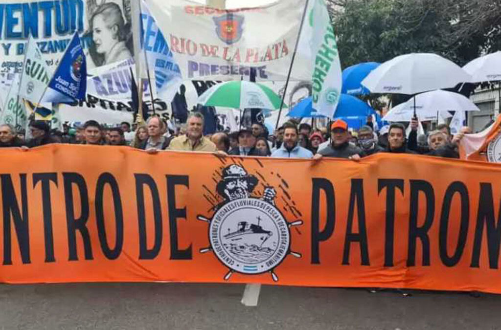El gremio Marítimo se movilizará al Congreso este miércoles para repudiar la ley Bases