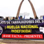 Trabajadores del Servicio Nacional de Sanidad Agraria acatan huelga nacional por segundo día