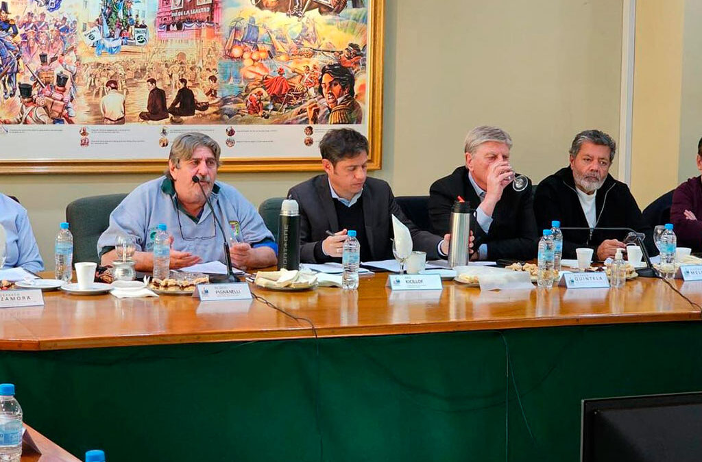 Kicillof se reunió con los gremios y gobernadores: “Sin industria no hay empleo”