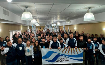 En la sede del gremio textil SETIA, Fuerza Argentina realizó su primer plenario con fuerte presencia sindical y lanzó “5 puntos estratégicos para refundar la Argentina”