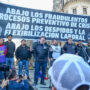 El sindicato del neumático SUTNA marchó a Plaza de Mayo para enfrentar «los despidos, el ajuste y la persecución política»
