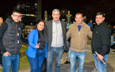 Fuerte presencia de la UOCRA de Tobar en homenajes a Evita por los 72 años de su paso a la inmortalidad