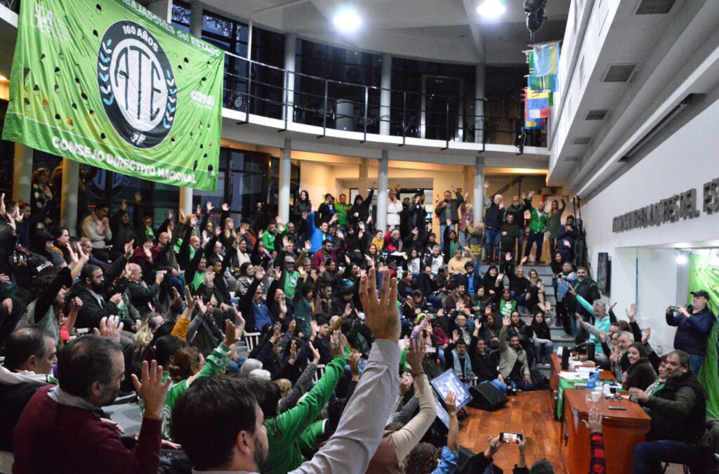 ATE realizará un Paro Nacional el 7 de agosto y se movilizará en la marcha de San Cayetano