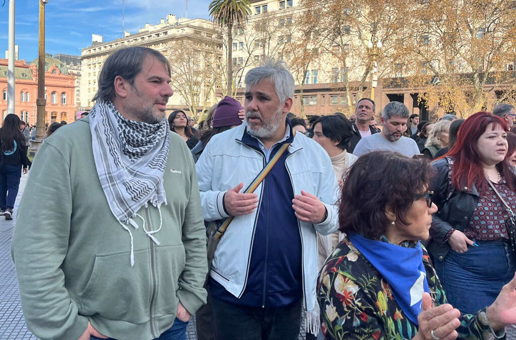 Catalano desmintió un impasse en el conflicto con el Gobierno: «No hacemos treguas con los que hambrean y criminalizan al pueblo»