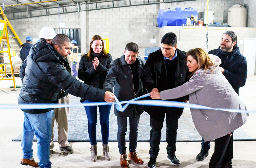 Sindicato Petrolero estuvo presente en la inauguración de la planta de premoldeado de Koluel Kayke y firmó convenio
