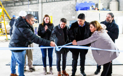 Sindicato Petrolero estuvo presente en la inauguración de la planta de premoldeado de Koluel Kayke y firmó convenio