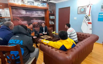 Paralización de la obra pública y desocupación: Grasso recibió a trabajadores de la UOCRA