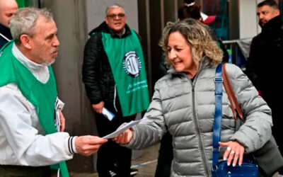 ATE marchó contra el Gobierno y pidió un nuevo paro general de las tres centrales