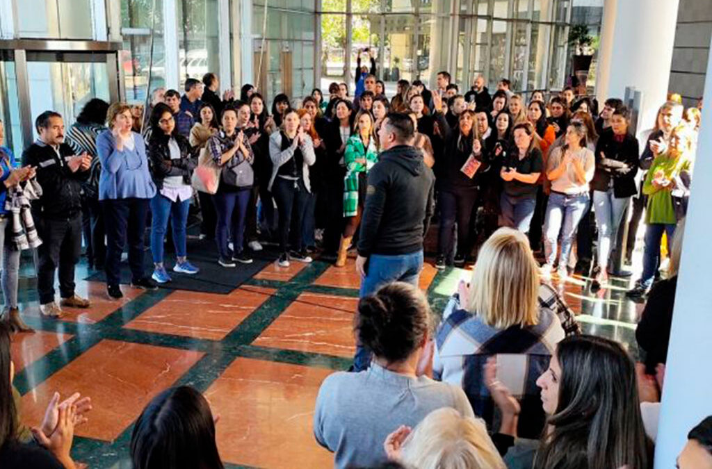 Estado de alerta y movilización del sindicato de Comercio de Capital Federal en inminente conflicto con Galeno