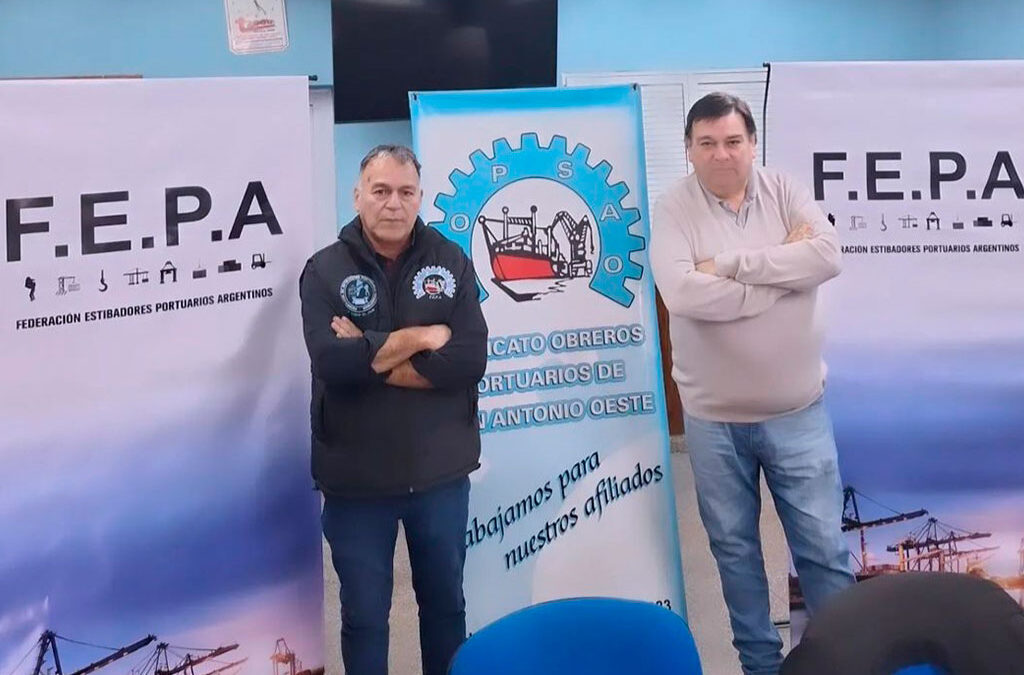Federación de Estibadores apoya a gremio portuario de Río Negro ante la instalación de la planta de GNL en la provincia