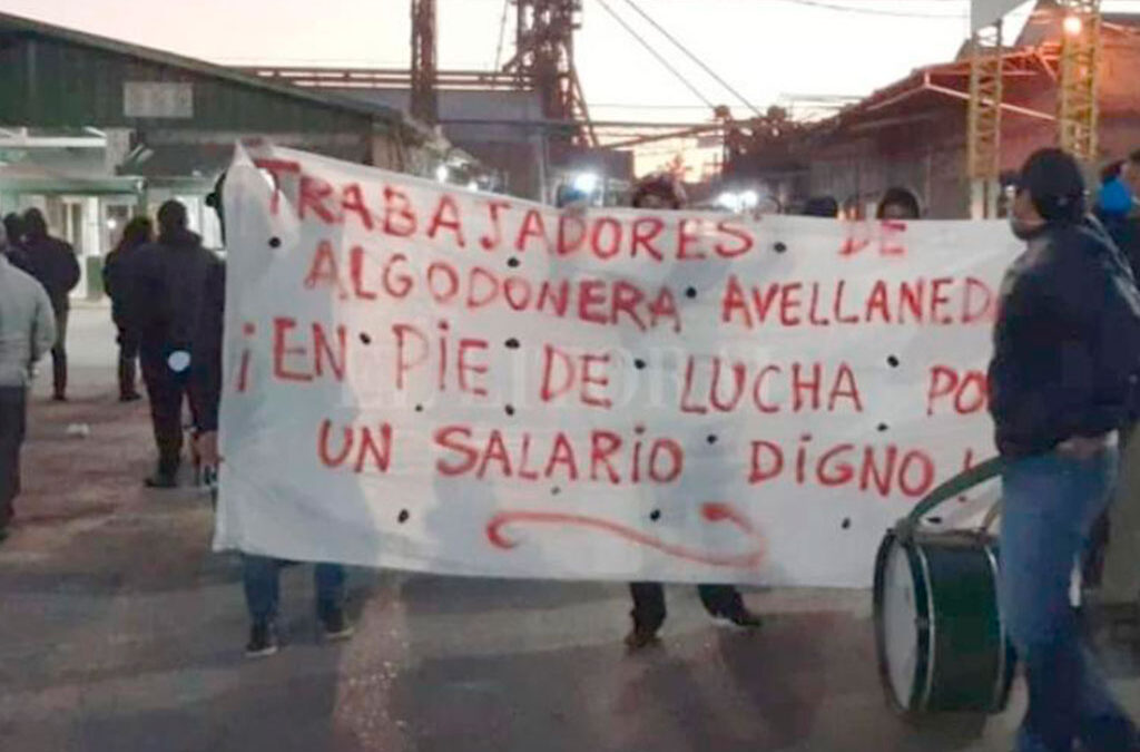 La algodonera Avellaneda del Grupo Vicentín le recortó el 25% del salario a 420 trabajadores