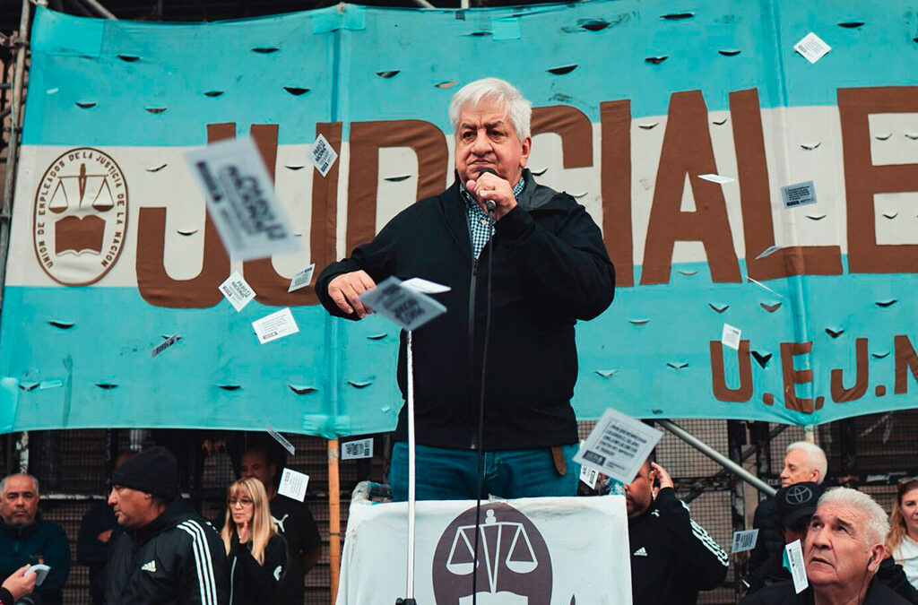 Judiciales anunciaron un banderazo para este martes y convocan a un paro de 24 horas el viernes