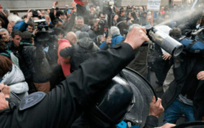 El gremio de la ANSES repudió la “brutal” represión sufrida por jubilados que protestaron en el Congreso