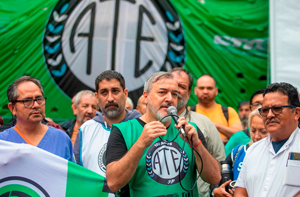 ATE definió un paro por 24 horas y movilizará al Congreso contra el veto a las jubilaciones