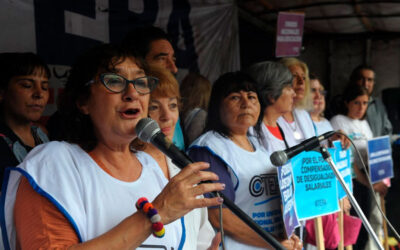 Docentes convocan a una Jornada Nacional de Lucha con movilización al Congreso en apoyo a los jubilados para el miércoles y jueves