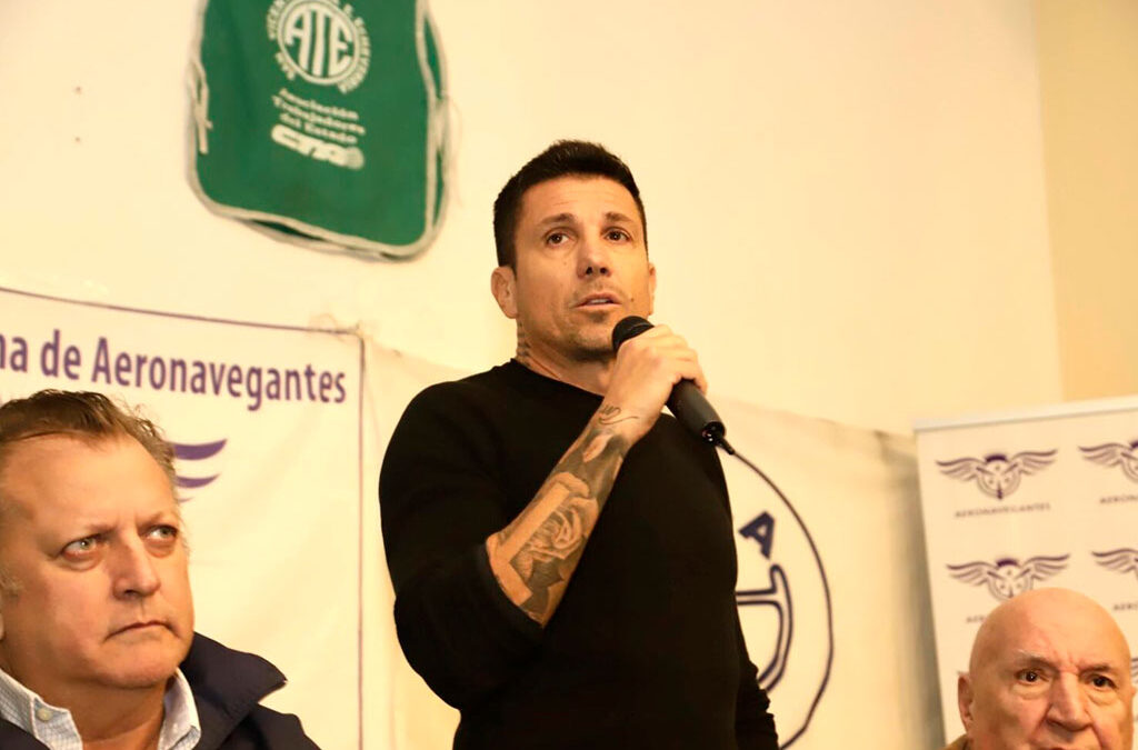 Paro de aeronáuticos: «Tenemos un Gobierno que no escucha los reclamos de los trabajadores», denunció Brey