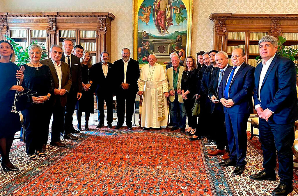 El Papa Francisco recibió a una delegación de la CGT y coincidieron en la importancia de defender la «dignificación del trabajo» desde el diálogo social