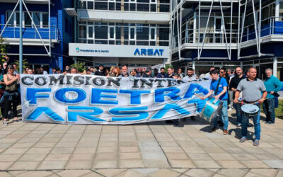 Trabajadores de ARSAT se movilizaron por aumentos salariales: «los aumentos acordados no se pagan desde diciembre»