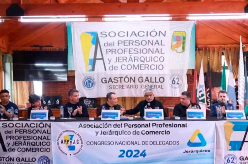 Con la presencia del ministro de Trabajo bonaerense Walter Correa, Jerárquicos de Comercio realizaron el 1° Congreso Nacional de Delegados.
