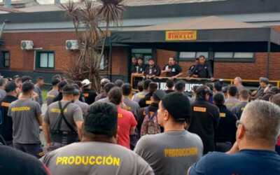 Gremio del neumático lanzó un paro total para este miércoles en Bridgestone, Fate y Pirelli
