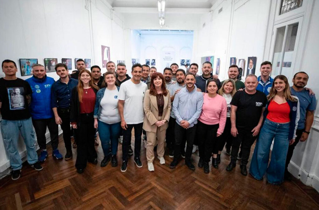 Cristina Kirchner se reunió con integrantes de la juventud sindical de la CGT
