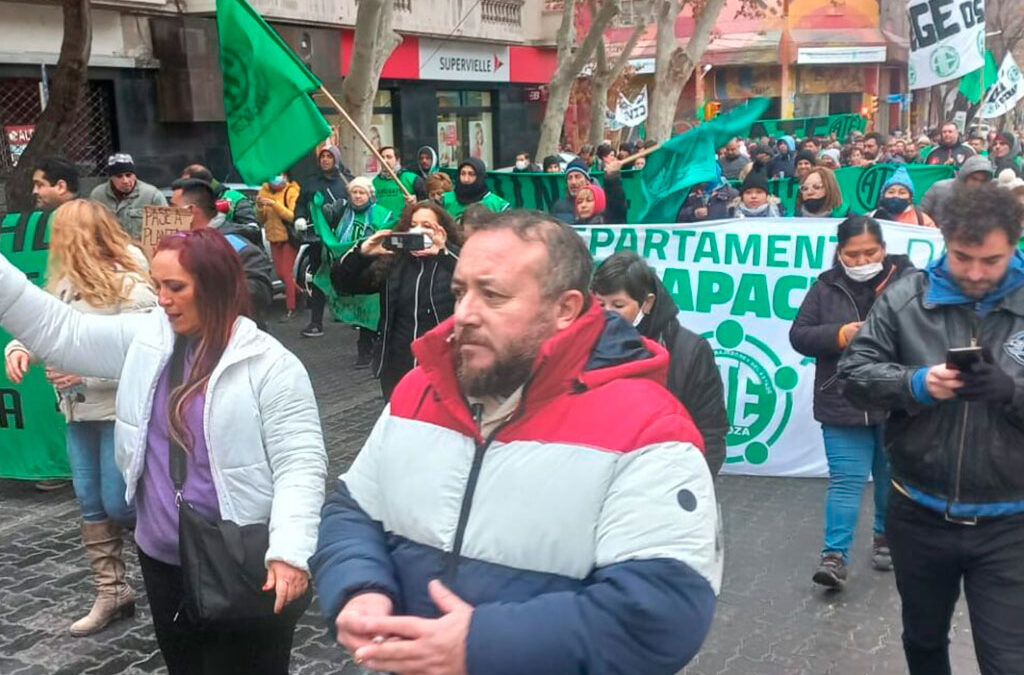 Dirigentes sindicales denuncian el intento de criminalización de la protesta en Mendoza