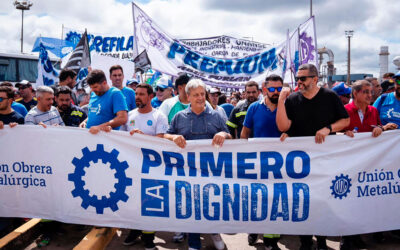 La UOM lanzó un paro en plantas de Techint y Acindar tras fracasar la paritaria de los siderúrgicos