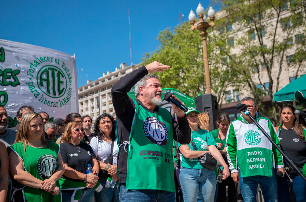 Para ATE, el 53% de pobreza “es pura responsabilidad de Milei”