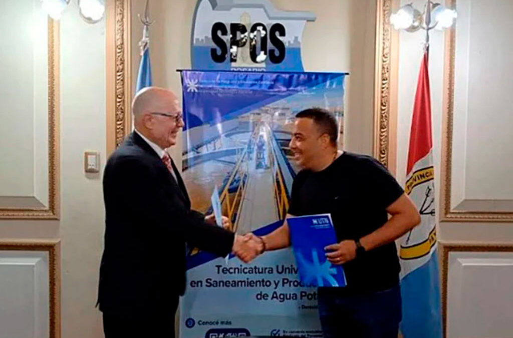 Obras Sanitarias firmó un convenio con la UTN para la Tecnicatura Universitaria de Agua Potable