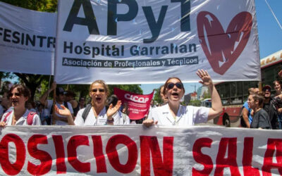 Trabajadores del Hospital Garrahan realizan un paro total por 48 horas en reclamo de una recomposición salarial
