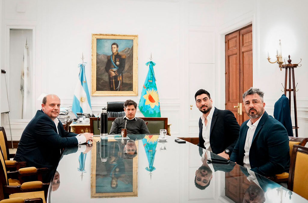 Facundo Moyano se reunió con Kicillof y coincidieron en profundizar el trabajo conjunto en AUBASA