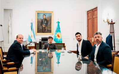 Facundo Moyano se reunió con Kicillof y coincidieron en profundizar el trabajo conjunto en AUBASA