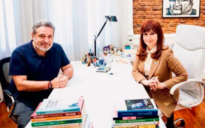 Víctor Santa María se reunió con CFK y aseguró que «sin duda» debe conducir el PJ Nacional