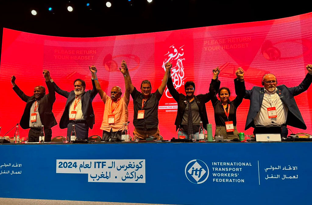 La Fraternidad logró la presidencia mundial ferroviaria en el Congreso de la Federación Internacional del Transporte ITF en Marruecos