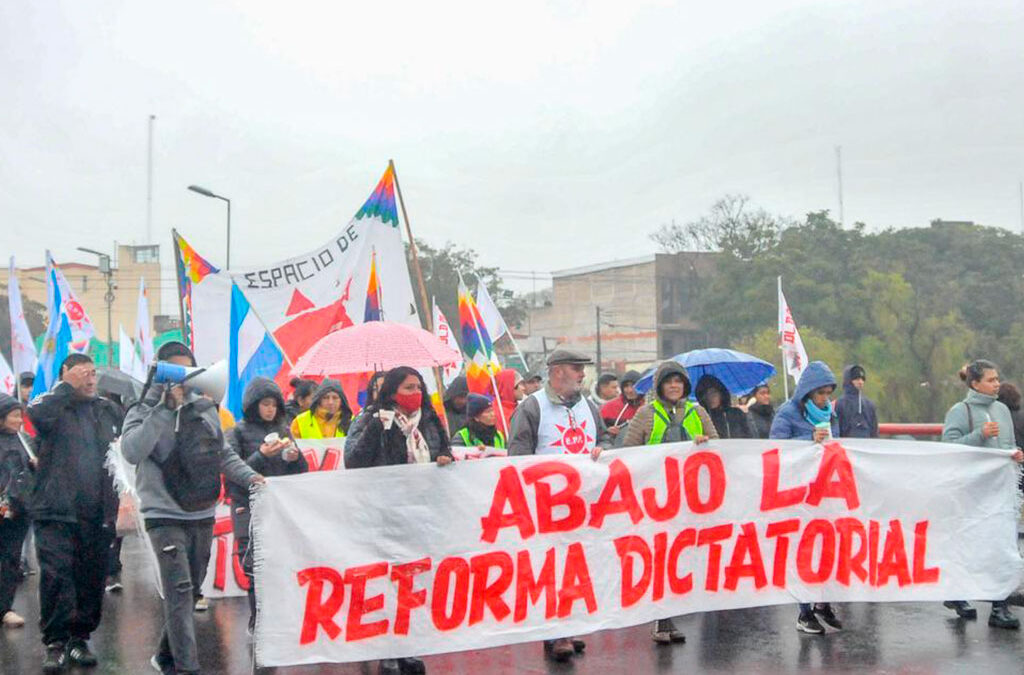 La CTA Autónoma denunció el armado de causas judiciales a 20 manifestantes de las protestas contra la reforma constitucional de Jujuy de 2023