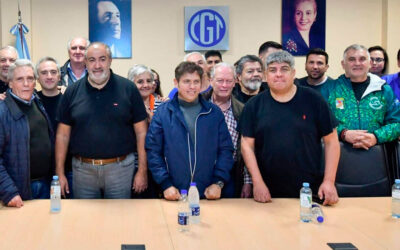 Sin acto propio, la CGT se pliega a Kicillof en la celebración del Día de la Lealtad