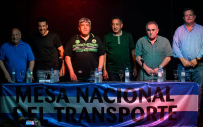 La Mesa Nacional del Transporte celebró el alto acatamiento al paro de transportes: «Este es el primer paso del plan de lucha: cuando nos atacan, nos defendemos»